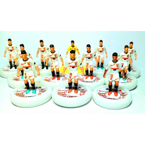 Subbuteo Andrew Table Soccer Sevilla 2019-20 Europa League Winners on Aeolus II Professional bases